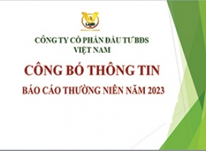 CÔNG BỐ BÁO CÁO THƯỜNG NIÊN NĂM 2023