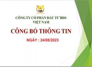 CÔNG BỐ THÔNG TIN NGHỊ QUYẾT LẤY Ý KIẾN CỔ ĐÔNG BẰNG VĂN BẢN CỦA CÔNG TY VINALAND