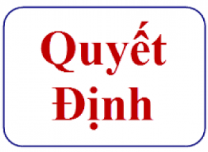 Quyết định thay đổi số lượng con dấu vinaland