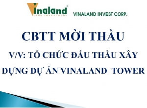 CÔNG BỐ THÔNG TIN TỔ CHỨC ĐẤU THẦU XÂY DỰNG DỰ ÁN VINALAND TOWER