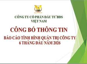 BÁO CÁO TÌNH HÌNH QUẢN TRỊ CÔNG TY 6 THÁNG ĐẦU NĂM 2026